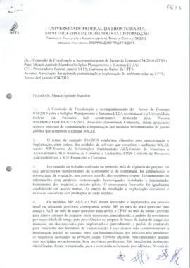 Relato das ações de implantação do Solar na UFFS