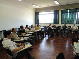 Reunião com novos professores do Núcleo de Apoio Pedagógico