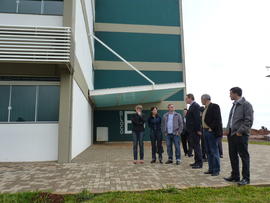 Visita de vereadores às obras do Campus Chapecó
