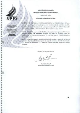 Portaria 289-GR-2010