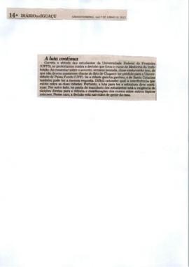 A luta continua