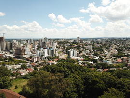 Vista aérea do Campus Passo Fundo