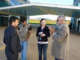 Entrevista nas instalações do Campus Chapecó
