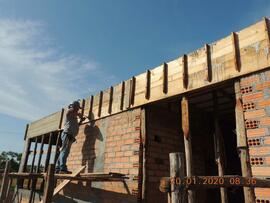 Construção do pavilhão de Patrimônio – Almoxarifado – Laranjeiras do Sul