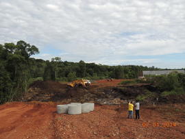 Terraplenagem, drenagem pluvial e pavimentação das vias internas – Campus Chapecó