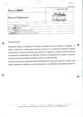 Ficha de Comunicação - Projeto SIDER