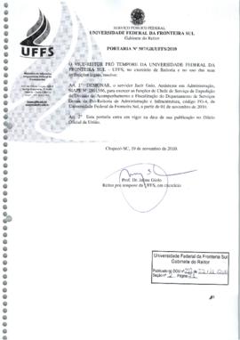 Portaria 507-GR-2010