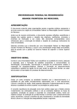 Universidade Federal na Mesorregião Grande Fronteira do Mercosul
