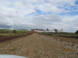 Construção das vias de acesso ao Campus Chapecó