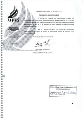 Portaria 001-GR-2010