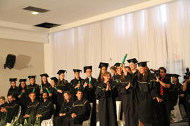 Formatura dos cursos de Administração, História, Letras e Pedagogia