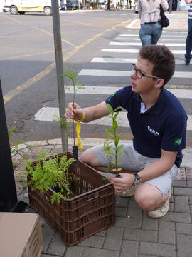 Pedágio Solidário do curso de Engenharia Ambiental
