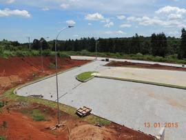 Terraplanagem, drenagem pluvial e pavimentação das vias internas – Campus Chapecó