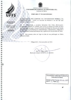 Portaria 521-GR-2010