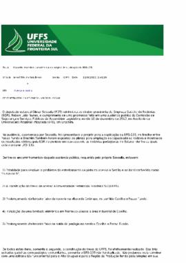 Sossella reivindica cumprimento de projeto para duplicação da ERS 135