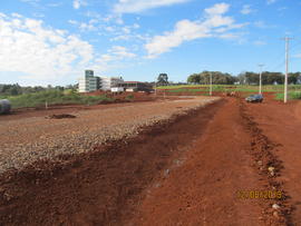 Terraplenagem, drenagem pluvial e sub-base vias internas – Campus Erechim