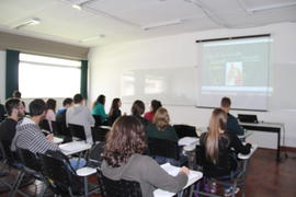 Aula do curso de Medicina