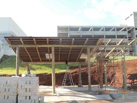 Construção da Central de Resíduos Sólidos – Campus Chapecó