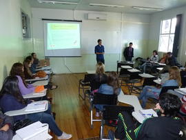 Recepção aos calouros do Campus Chapecó