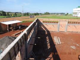 Construção do pavilhão de Patrimônio – Almoxarifado – Laranjeiras do Sul