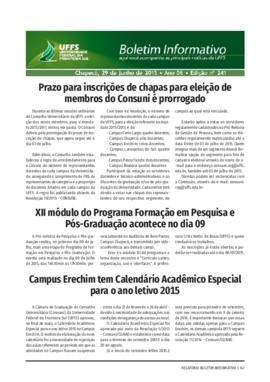 Boletim Informativo 241