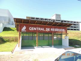 Construção da Central de Resíduos Sólidos – Campus Chapecó