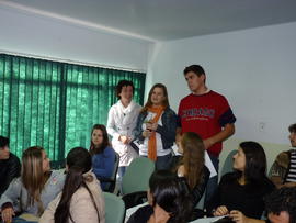 Recepção aos calouros do Campus Chapecó