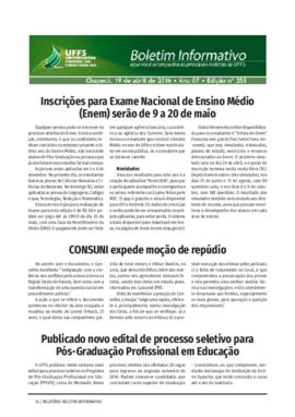 Boletim Informativo 253
