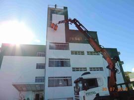 Revestimento metálico do Bloco A do Campus Erechim