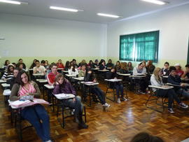Exibição de filme do PIBID dos cursos de Letras e Geografia