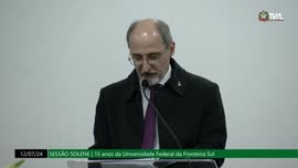 Sessão Solene da ALESC em comemoração aos 15 anos da UFFS - Parte 5