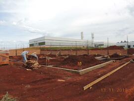 Construção do pavilhão de Patrimônio – Almoxarifado – Laranjeiras do Sul
