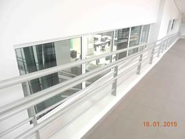 Aberturas do prédio da Biblioteca, TI e Arquivo - Campus Chapecó