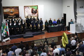 Formatura dos cursos de Agronomia e Engenharia Ambiental e Sanitária