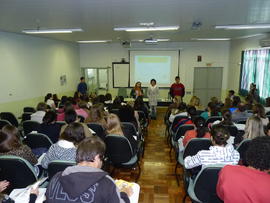 Recepção aos calouros do Campus Chapecó