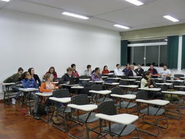Primeiro dia de aula no campus definitivo