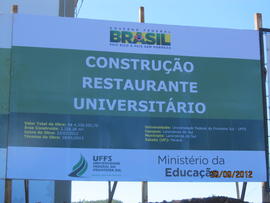 Construção Restaurante Universitário – Campus Laranjeiras do Sul