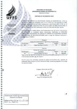 Portaria 297-GR-2010