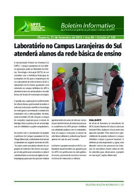 Boletim Informativo 143