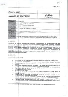 Análise do Contrato-Sistema SCL