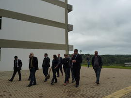 Visita de vereadores às obras do Campus Chapecó