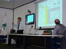 Apresentação sobre fruticultura ao curso de Agronomia