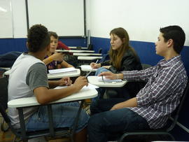 Oficina de matemática com alunos do ensino fundamental