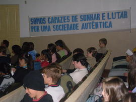 Solenidades com a equipe diretiva da UFFS