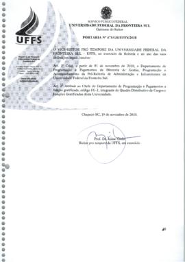 Portaria 471-GR-2010
