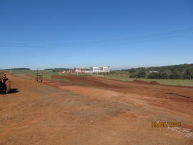 Construção das vias de acesso ao Campus Chapecó