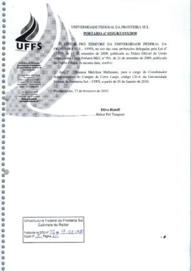 Portaria 033-GR-2010