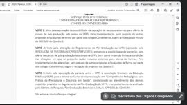 4ª Sessão Ordinária CONSUNI - 2024 - Parte 3