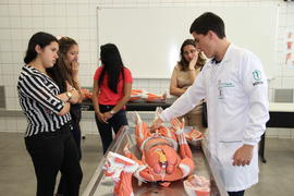 Visita dos Estudantes da Escola Victor Meirelles