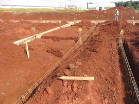 Construção do pavilhão de Patrimônio – Almoxarifado – Laranjeiras do Sul